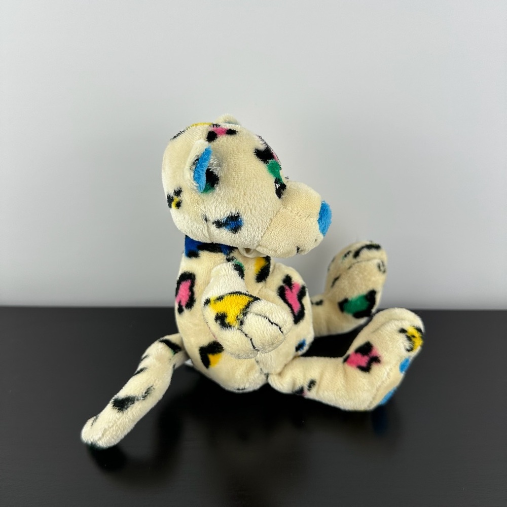 Stephan Baby Rare Spotted Leopard Cheetah 8” Plush Stuffed Animal Rattle Inside - Picture 2 of 6